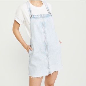 Abercrombie & Fitch Bleached Overall Dress